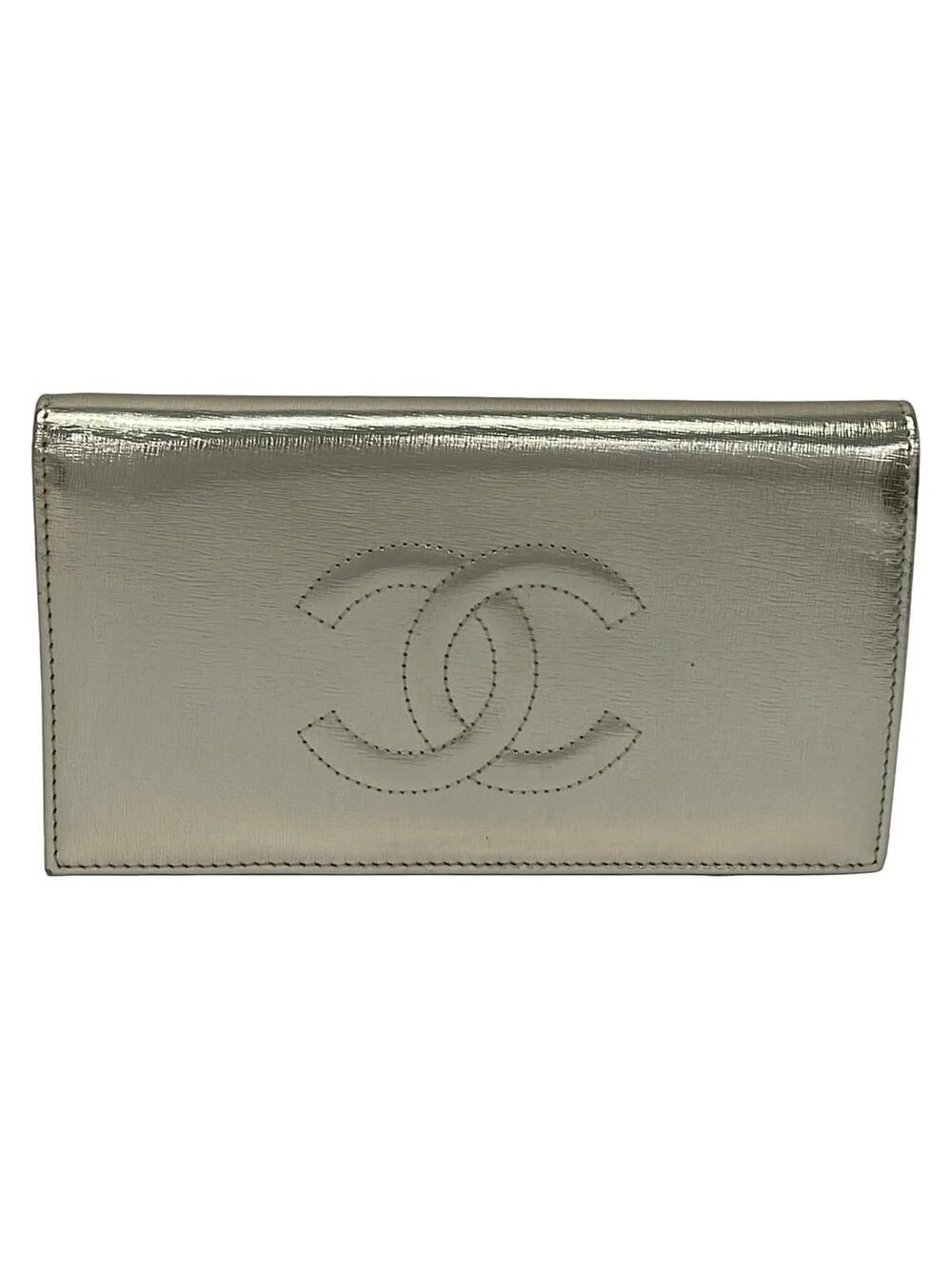 Chanel Gold Leather Long Wallet #358056C66B